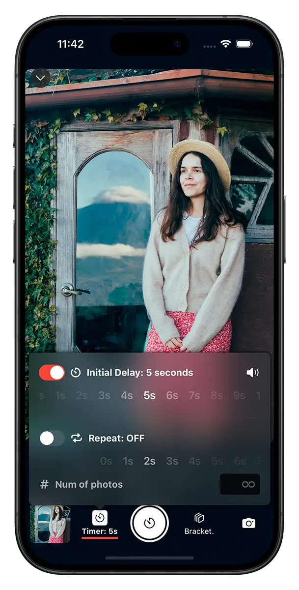 Intervalometer features of Shutter